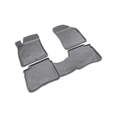 Rugs in the salon Hyundai Sonata V 2001-2016, 4 pcs. (polyurethane)