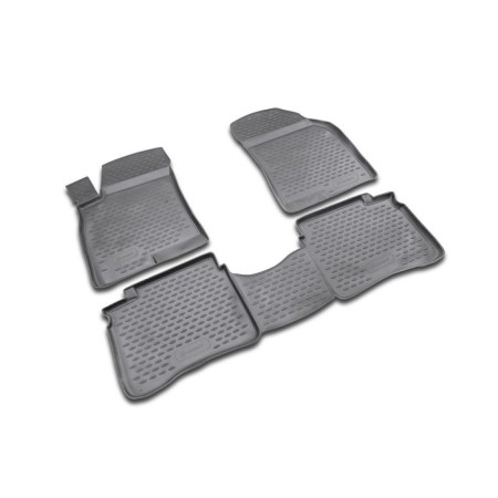 Rugs in the salon Hyundai Sonata V 2001-2016, 4 pcs. (polyurethane)