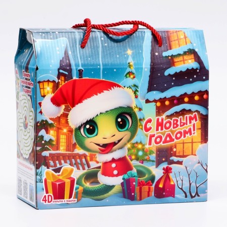 Gift box New Year's Pitosh 23 x 10 x 22 cm-2