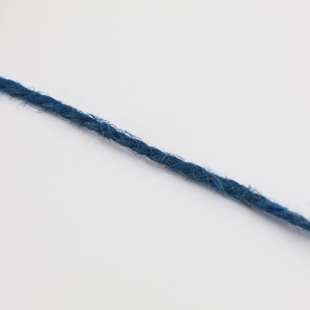 Shpagat for weaving, jute, d = 3 mm, 50 m, color blue mix-3