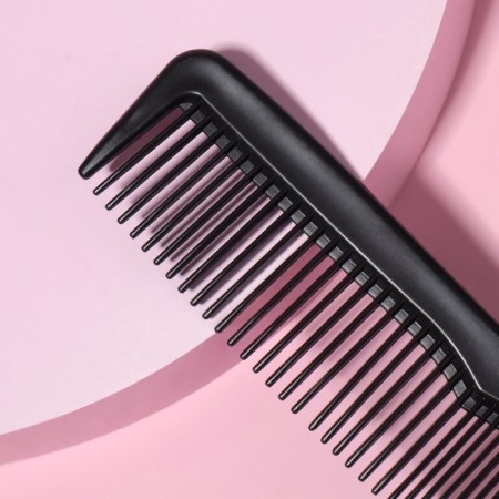 Combined comb, 12.5 × 2.5 cm, black color-2