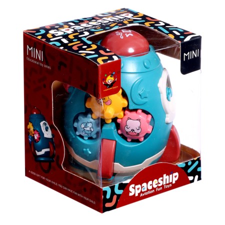 Developing toy "Rocket", sound effects, color mix-8