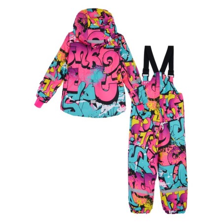 Winter set for the girl PlayTode: jacket and semi -combineson, height 122 cm-10