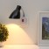 Sconces in the outlet "Classic" 1x10W E27 black 10x14.5x25 cm