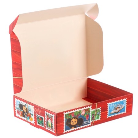Gift box "Happy New Year!", Cheburashka Parcona, 21x15x5 cm-6