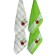 A set of wuffed napkins Diva Afrodita "Yabloko", size 45x65 cm, 4 pcs