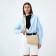 Female bag, baguette, on lightning, beige color