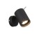 STAST ST LUCE. SL597.401.01. 1x3 W, GU10 LED, 3000K, 8x15.5 cm, black color, chrome