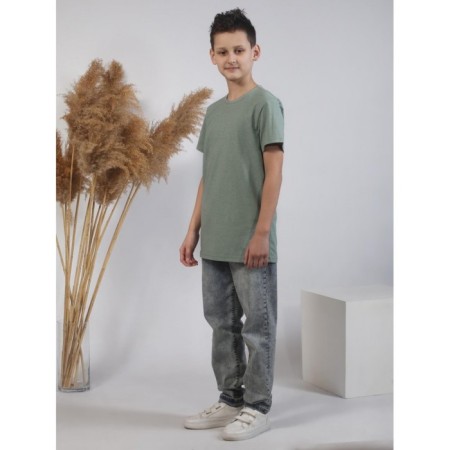 T-shirt teenage, size 38, color light green-1