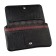Purse with zipper, black-bearded color