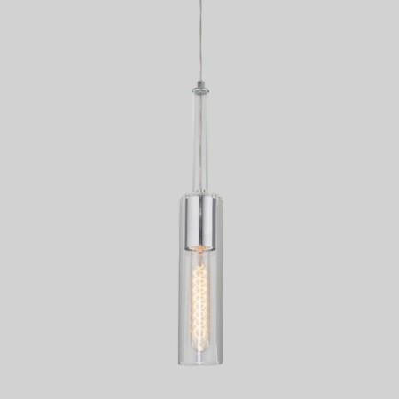 Suspended lamp with glass plafon Graf, 60W, E27, 7x7 cm