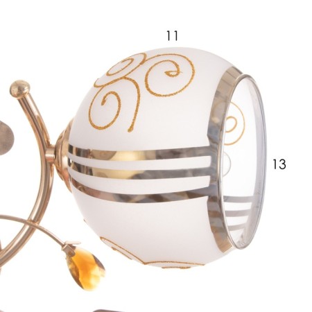 Greta chandelier 5x40W E27 Gold Model: 2600553-5