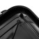 Dog toilet 67 x 46 x 8 cm, with a wall, a removable grill and column, black