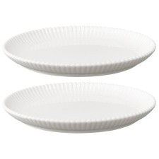 Set of plates Tkano Kitchen Spirit, 21 cm, 2 pcs, white color