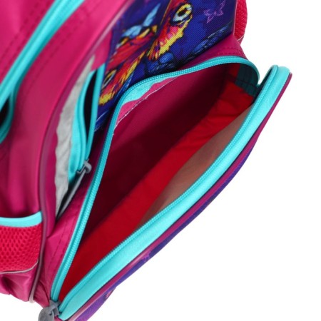 School backpack, 37 x 26 x 13 cm, ergonomic back, calligrata ORT "Butterflies"-13