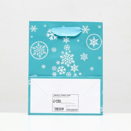 Laminated "Snow Christmas tree" 11.5 x 14.5 x 6 cm-3