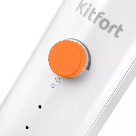Steam mop KitFort KT-1048-2, 1300 W, 360 ml, cord 4.9 m, white-orange-1