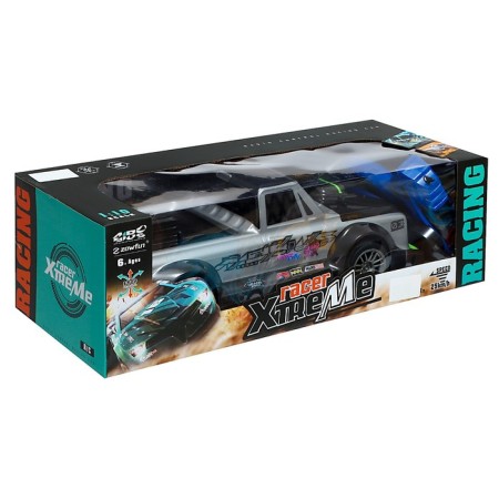 Radio controlled machine "drift", with a battery, color gray color-7