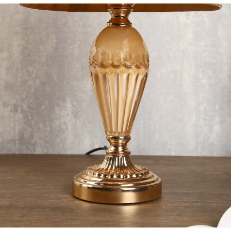 Table lamp "Emilia" 1he27 40W gold-beige 26x26x46 cm Risalux-3