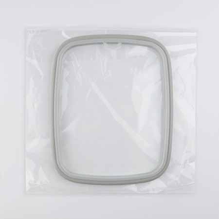Embroidery hoops, flexible rectangle, 22 × 18 cm, gray color-3