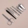 Manicure set, 7 items, in case, color mix