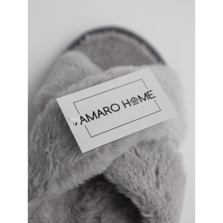 Slippers Women's Cross open nose, size 36-38, color gray color-6