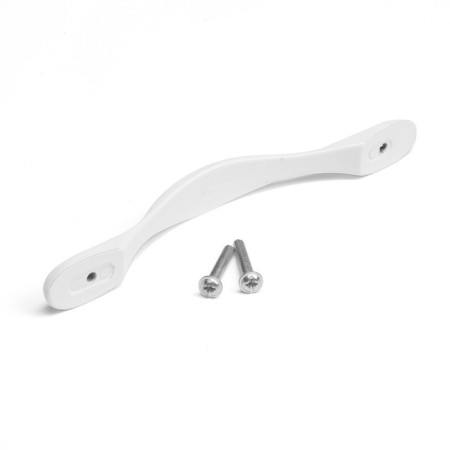 PC181BL handle, m/o 128 mm, white color-6