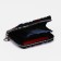 Lightning wallet, card for cards, for coins, black/red color