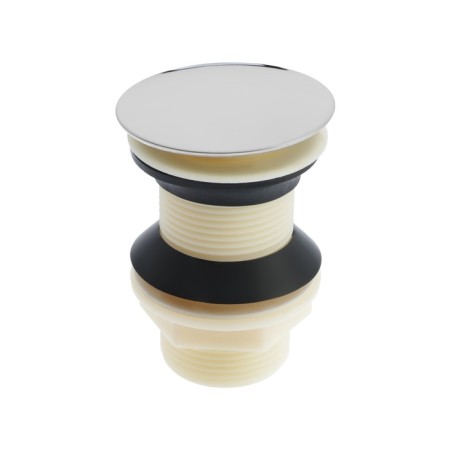 Bottom valve Zein B3, plastic case, large button, stainless steel, without overflow-5