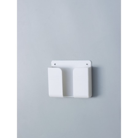 Wallmaning holder for a phone, 10 × 8.7 × 2.8 cm, white color-2