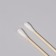 Cotton -based sticks, biodegradable, 7 cm, 60 pcs, in a plastic organayser