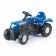 Pedal tractor DOLU RANCHERO, klaxon, blue color