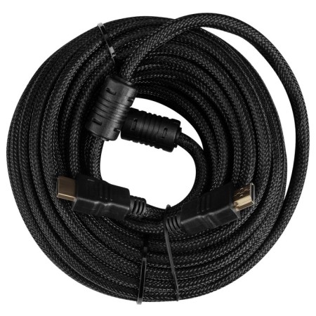 Buro HDMI (M)/HDMI (M) 10m Audio-Video cable. Ferrite. Crusado gilding. Black (HDMI-V1. 107481