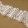 Lace cilia, 105 mm × 9 ± 0.5 m, in bobin 3 pcs 3 m, white color