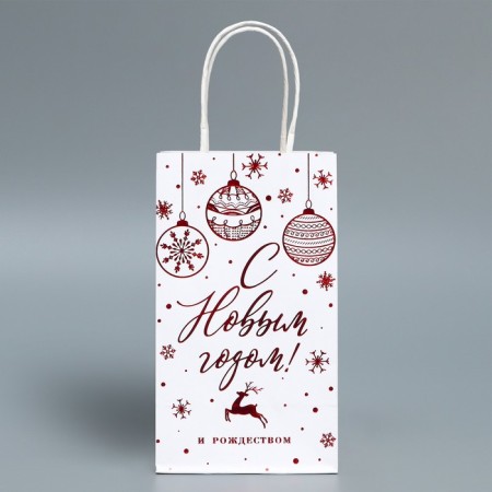 Package Gift Crafts "Bright Paints", 12 x 21 x 9 cm, New Year-3