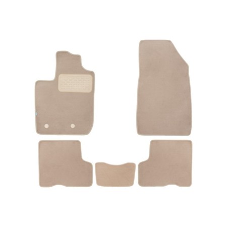 Renault Duster 2021-, crossover, 5 pcs. (textiles, beige color)