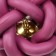 Rubber toy "molecule" with a bell, 4 cm, purple