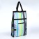 Folding bag on Velcro, 2 wheels, colorful color