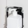 Star for an antiseptic with a Tekno-tel pedal, mobile, black color