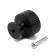 Handle button Cappio PK326, D = 28 mm, black color
