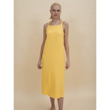 Women's dress, size XL, yellow color