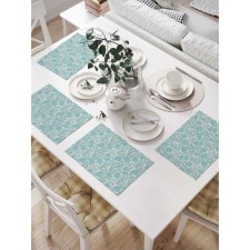 A set of napkins for setting the table “Quiet thickets”, rectangular, size 32x46 cm, 4 pcs