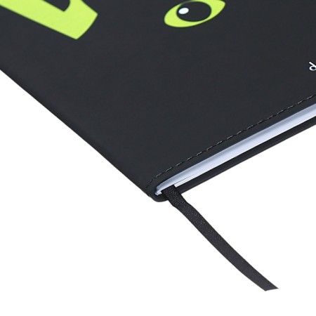 Universal diary for grade 1-11 Dark, integral cover, artificial leather, silkography, liesse, 80 g/m2-2