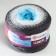 Yarn "Flowers" 55% cotton, 45% polyacryl 1000m/250g (251 multi -colored)