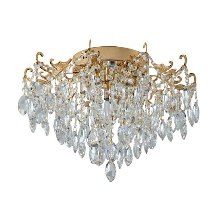 Crystal Crystal Economic light 15543/8+8FGD+CL WTLED, 8x40W, E14, 35x60x60 cm, Golden color