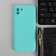 Pero cover for Samsung A03, silicone, turquoise