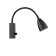 Wall lamp GU10, 1x3W, 6x24 cm, black color