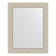 Mirror in the baguette frame, poisoned silver 52 mm, 39x49 cm