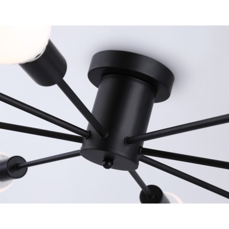 Lamp ceiling in the style of Ambrella Light, Loft, TR80411, 8HE27, Black Color-4