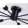 Lamp ceiling in the style of Ambrella Light, Loft, TR80411, 8HE27, Black Color